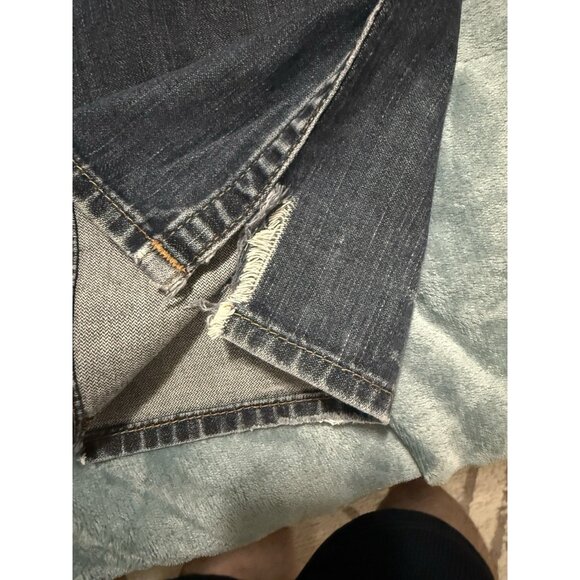 True Religion Jeans Mens 31 Billy Bootcut Flap Pocket Blue Denim (Actual 33x33) - Picture 8 of 14